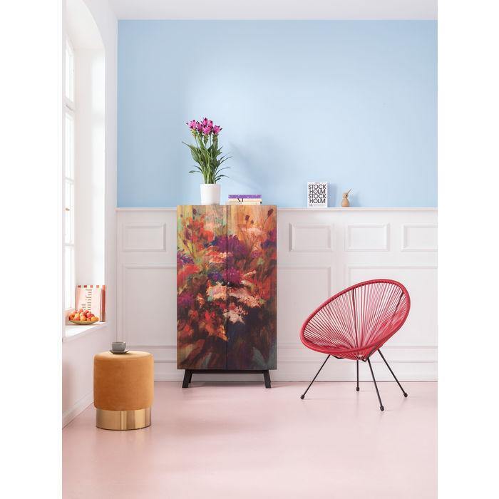 Living Room Furniture Stools Stool Cherry Orange Brass Ø35cm