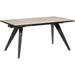 Living Room Furniture Tables Extension Table Amsterdam Dark 160(40+40)x90cm