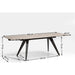 Living Room Furniture Tables Extension Table Amsterdam Dark 160(40+40)x90cm