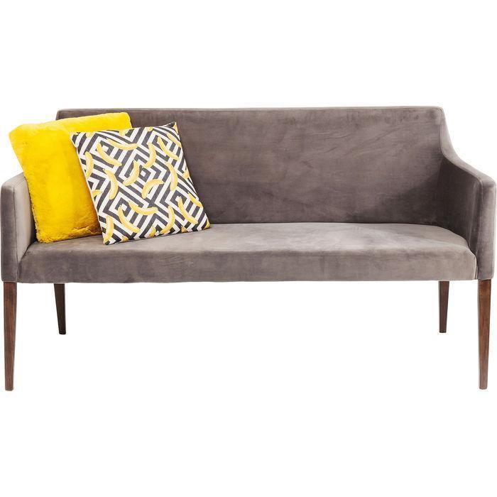 Bedroom Furniture Benches Bench Mode Velvet Grey