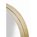 Mirrors - Kare Design - Mirror Curve Round Brass Ø60cm - Rapport Furniture
