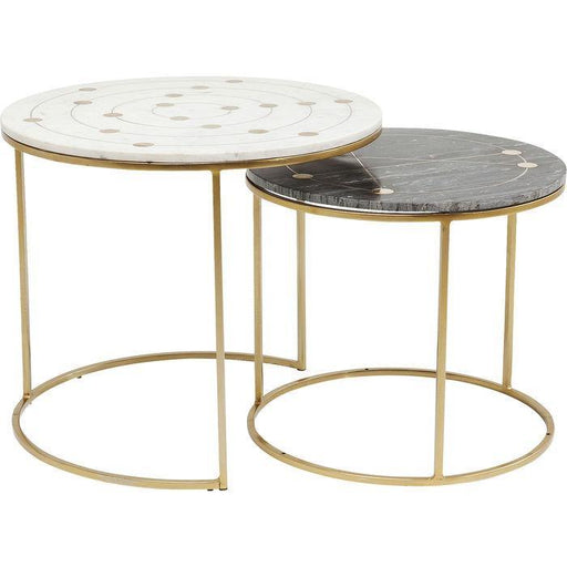 Living Room Furniture Side Tables Side Table Mystic Round Small (2/Set) Ø61cm