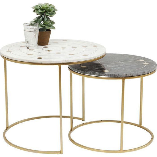 Living Room Furniture Side Tables Side Table Mystic Round Small (2/Set) Ø61cm