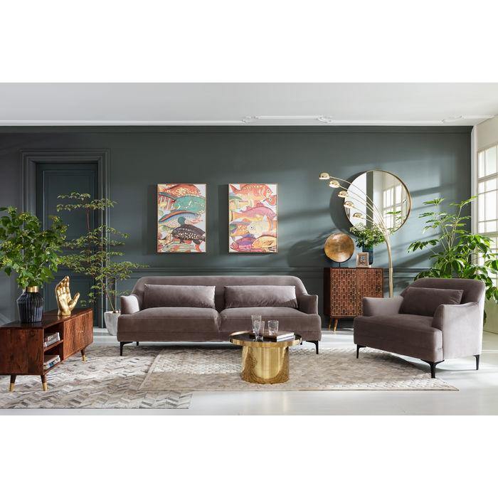 Living Room Furniture Area Rugs Armchair Proud Grey