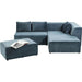 Living Room Furniture Sofas and Couches Sofa Infinity Velvet Ocean Right