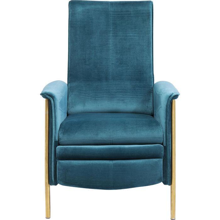 Living Room Furniture Armchairs Relax Chair Lazy Velvet Blue