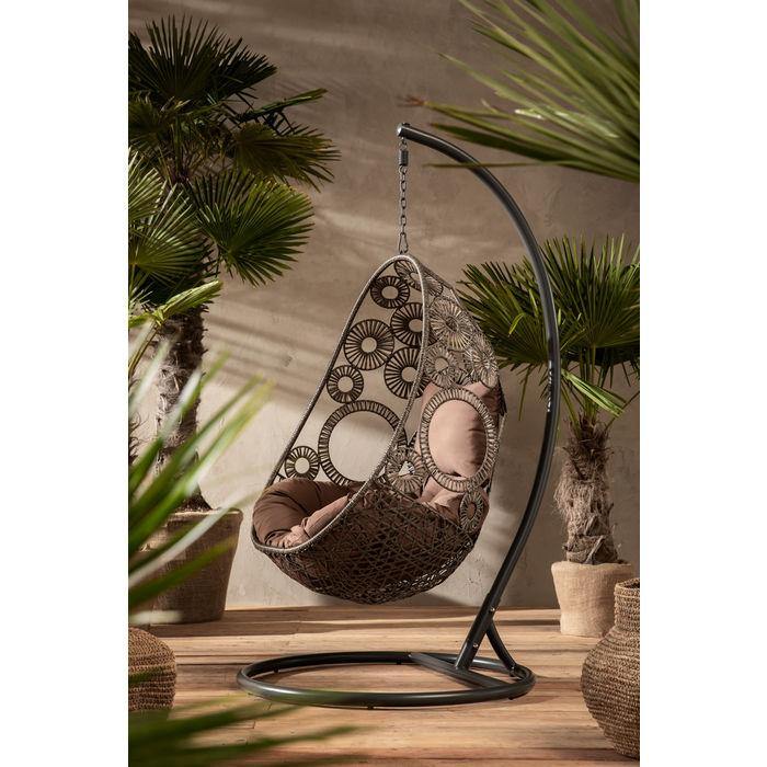 Outdoor Furniture - Kare Design - Hanging Chair Ibiza Brown - Rapport Furniture