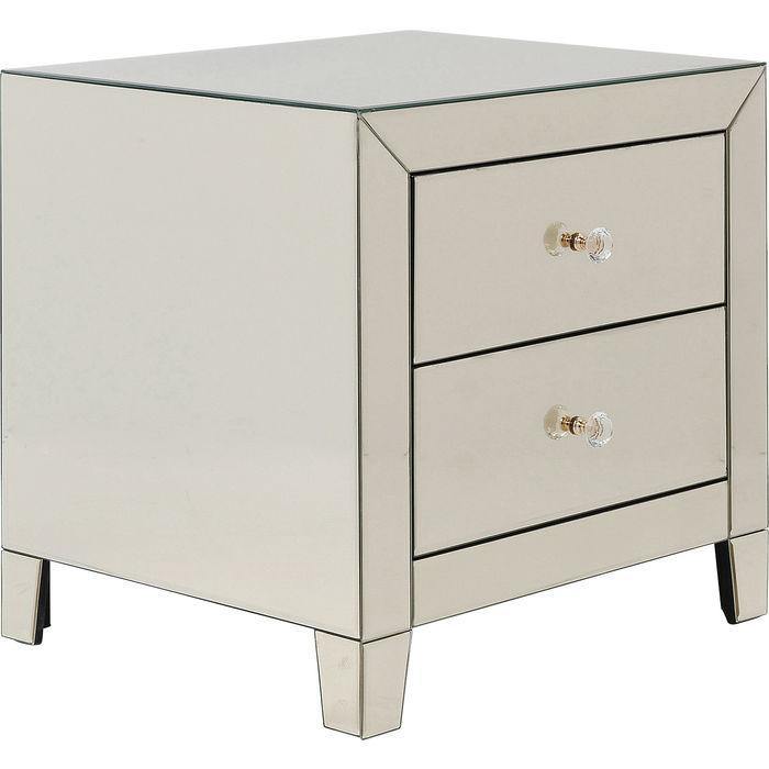 Bedroom Furniture Dressers & Sideboards Dresser Small Luxury Champagne 2 Drawers