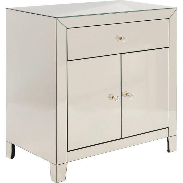 Bedroom Furniture Dressers & Sideboards Dresser Luxury Gold 2Doors 1 Drawer