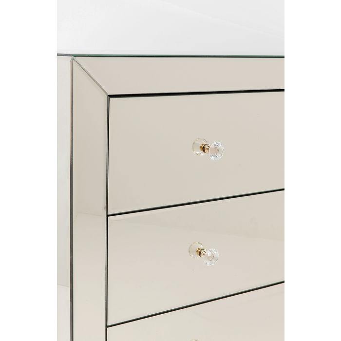 High Dresser Luxury Champagne 5 Drawers