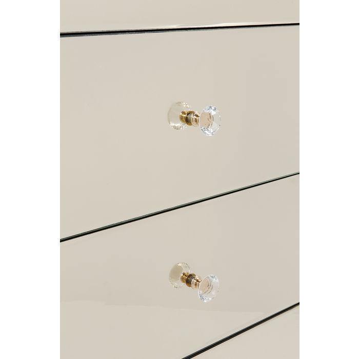 High Dresser Luxury Champagne 5 Drawers