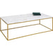 Living Room Furniture Coffee Tables Coffee Table Key West Gold 120x60cm