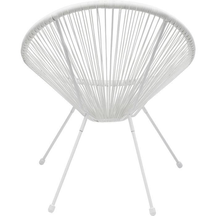 Outdoor Furniture - Kare Design - Armchair Acapulco White - Rapport Furniture