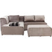 Living Room Furniture Sofas and Couches Sofa Infinity Velvet Taupe Left