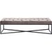 Bedroom Furniture Benches Bench Crossover Grey Black 150x40cm