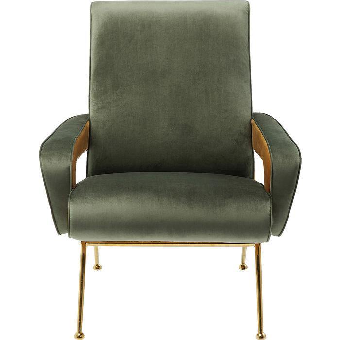 Armchairs - Kare Design - Armchair Luna High Green - Rapport Furniture