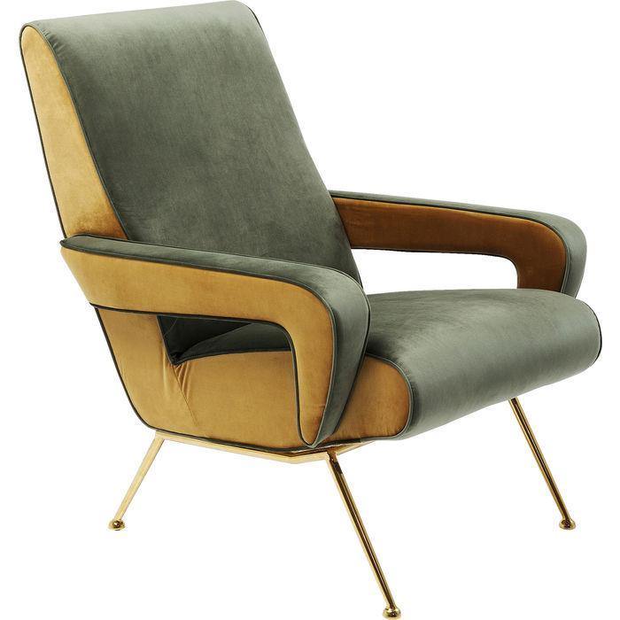 Armchairs - Kare Design - Armchair Luna High Green - Rapport Furniture