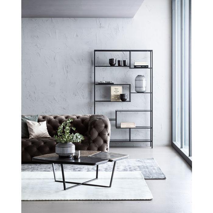 Living Room Furniture Shelving Shelf Loft Black 195x115