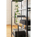 Living Room Furniture Shelving Shelf Loft Black 195x115