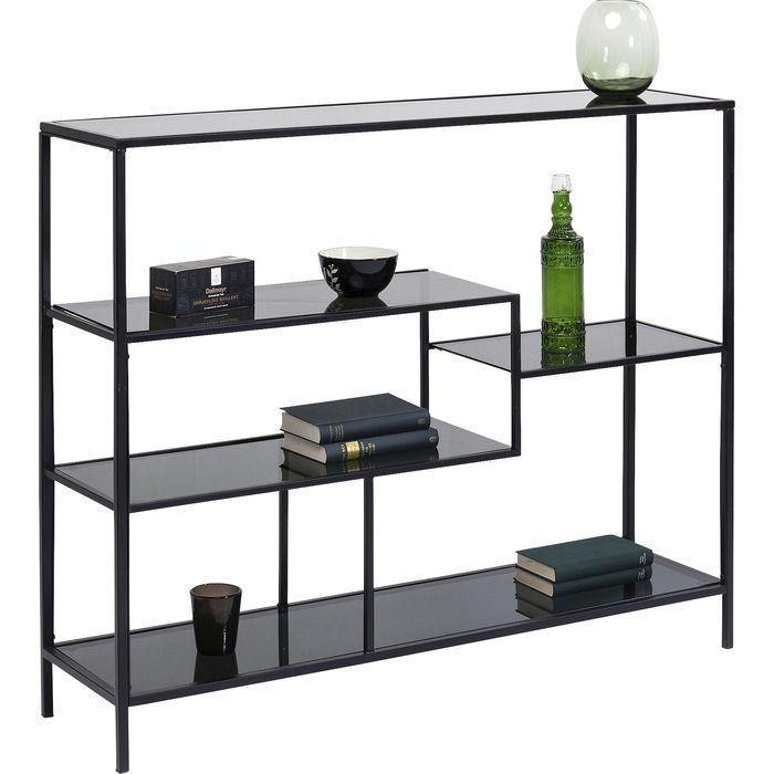 Living Room Furniture Shelving Shelf Loft Black 100x115