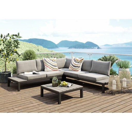 Living Room Furniture Sofas and Couches Sofa Set Holiday Black (4-Pieces)