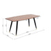 Living Room Furniture Tables Table Curve 180x90cm