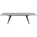 Living Room Furniture Tables Extension Table Amsterdam Dark 200(45+45)x100cm