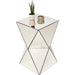 Living Room Furniture Side Tables Side Table Luxury Triangle Champagne