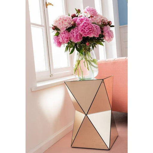 Kare Design | Side Table Luxury Triangle Champagne