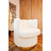 Living Room Furniture Armchairs Armchair Silhouette Fur White