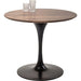 Living Room Furniture Tables Table Invitation Set Walnut Black Ø90cm