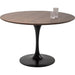 Living Room Furniture Tables Table Invitation Set Walnut Black Ø120cm