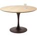 Living Room Furniture Tables Table Invitation Set Oak Black Ø120cm