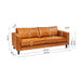 Living Room Furniture Sofas and Couches Sofa Neo 2-Seater Tobacco