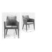 Dining Room Furniture Dining Chairs Chair with Armrest Dark Brown Mode Sublime