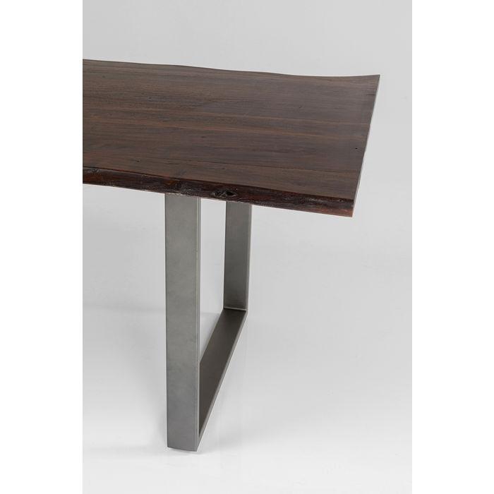 Living Room Furniture Tables Table Harmony Dark Crude Steel 160x80