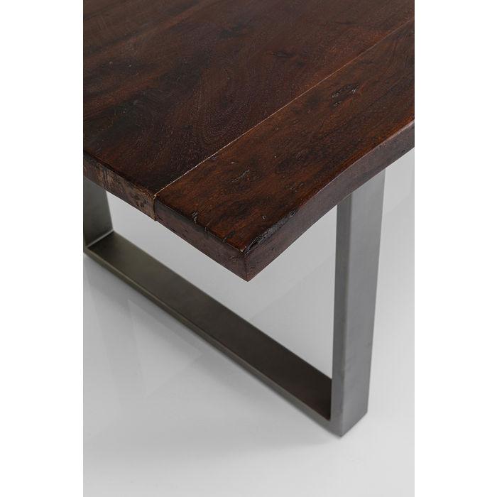 Living Room Furniture Tables Table Harmony Dark Crude Steel 180x90