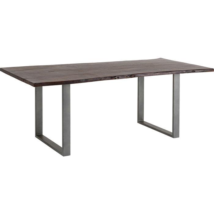 Living Room Furniture Tables Table Harmony Dark Crude Steel 180x90