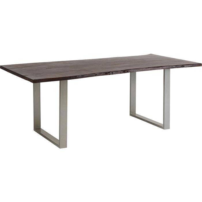 Living Room Furniture Tables Table Harmony Dark Silver 160x80