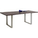 Living Room Furniture Tables Table Harmony Dark Silver 160x80