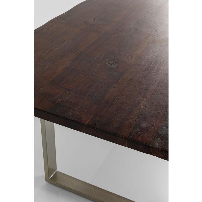 Living Room Furniture Tables Table Harmony Dark Silver 180x90