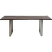 Living Room Furniture Tables Table Harmony Dark Silver 180x90