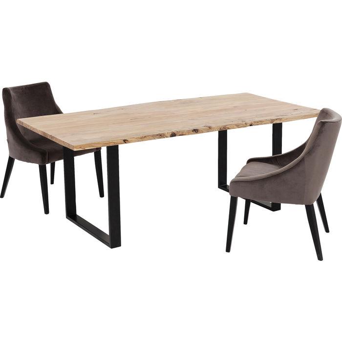 Living Room Furniture Tables Table Harmony Black 200x100