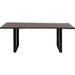 Living Room Furniture Tables Table Harmony Dark Black 200x100