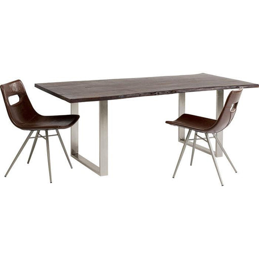 Living Room Furniture Tables Table Harmony Dark Chrome 160x80