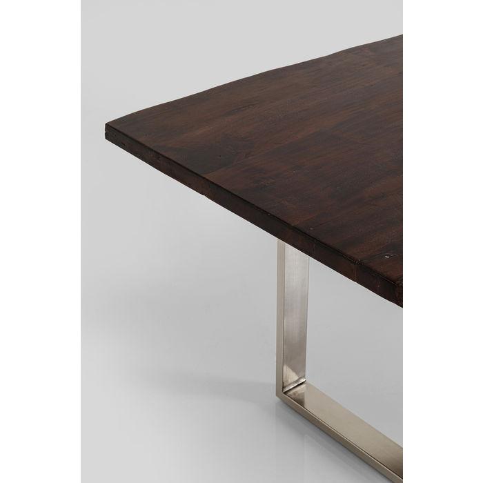 Living Room Furniture Tables Table Harmony Dark Chrome 160x80