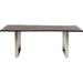 Living Room Furniture Tables Table Harmony Dark Chrome 160x80