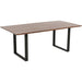 Living Room Furniture Tables Table Symphony Dark Crude Steel 180x90