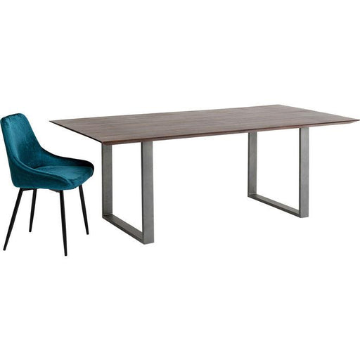 Living Room Furniture Tables Table Symphony Dark Crude Steel 200x100