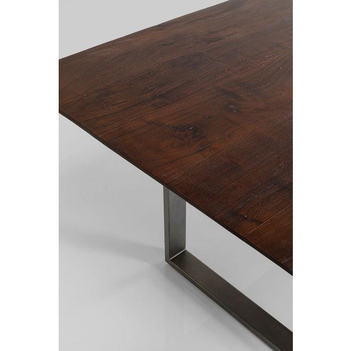 Living Room Furniture Tables Table Symphony Dark Crude Steel 200x100